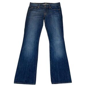 7 For All Mankind Womens Jeans Size 29  Bootcut Classic Blue Denim Dark Wash